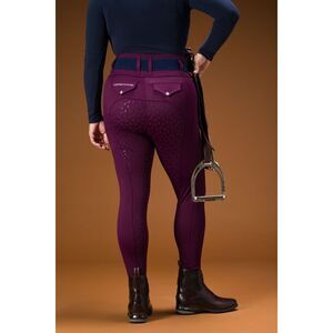 NWT Sync Equestrian Athletic Breech in Purple Rein Size 36